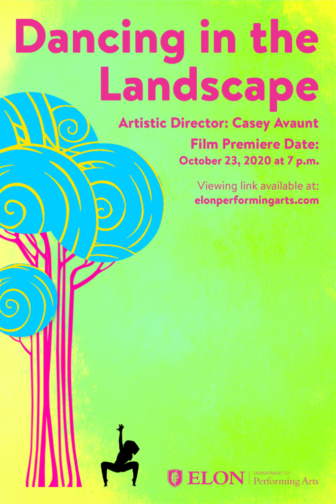 Dancing in the Landscape poster, Film Premiere Date: Oct. 23 at 7 pm